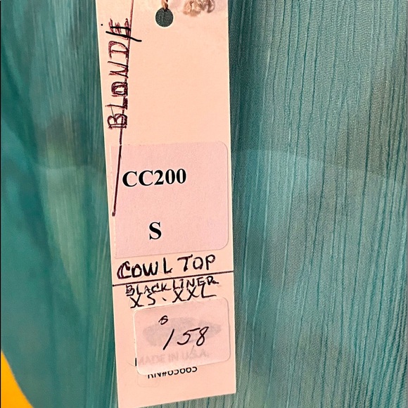 Postcard California Blondie cowl neck semi-sheer tunic, price drop - Picture 9 of 15